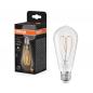 Preview: OSRAM E27 LED VINTAGE Heart Filament Lampe dimmbar klar 7,2W wie 60W warmweißes gemütliches Licht